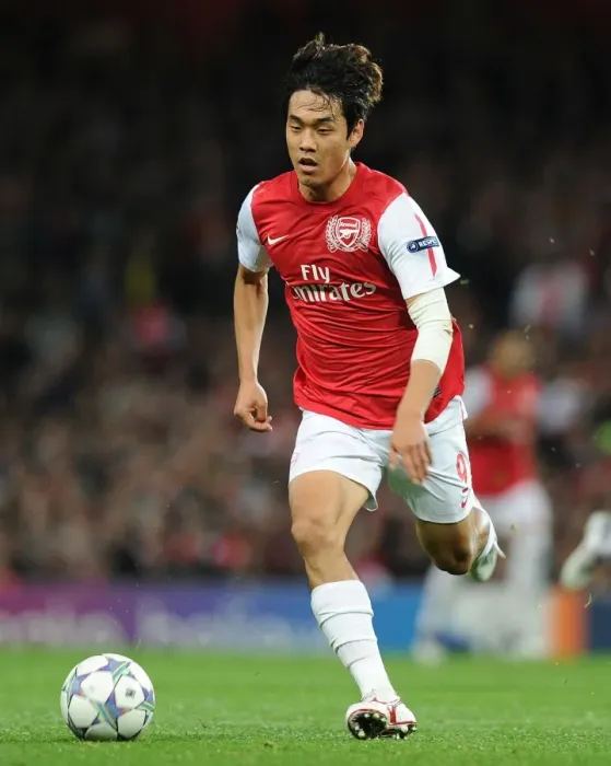 Framed Print : Arsenal's Ju Young Park Faces Off Against Olympique de Marseille in the UEFA Champions League Framed Print : Arsenal's Ju Young Park Faces Off Against Olympique de Marseille in the UEFA Champions League