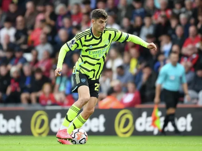 Framed Print : Arsenal's Kai Havertz in Action against AFC Bournemouth in the 2023-24 Premier League Framed Print : Arsenal's Kai Havertz in Action against AFC Bournemouth in the 2023-24 Premier League