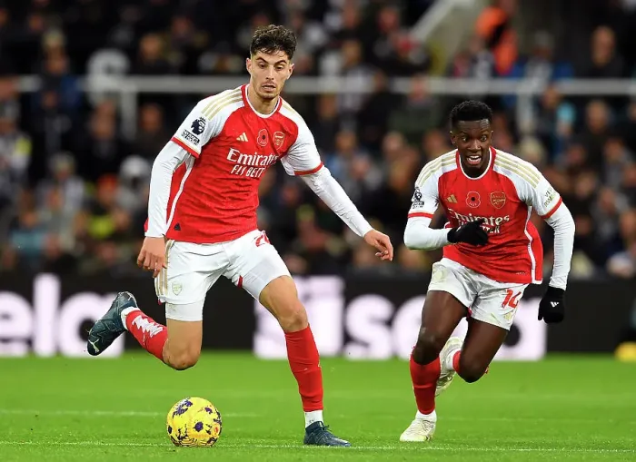 Framed Print : Arsenal's Kai Havertz in Action against Newcastle United - Premier League 2023-24 Framed Print : Arsenal's Kai Havertz in Action against Newcastle United - Premier League 2023-24