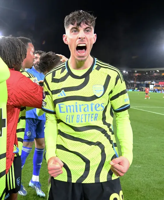 Framed Print : Arsenal's Kai Havertz Celebrates Goal Against Luton Town in 2023-24 Premier League Framed Print : Arsenal's Kai Havertz Celebrates Goal Against Luton Town in 2023-24 Premier League