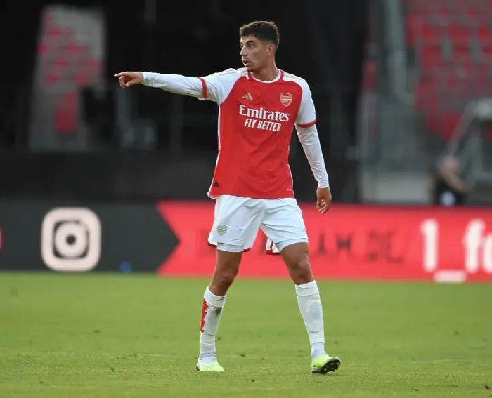 Framed Print : Arsenal's Kai Havertz Dazzles in Nuremberg Pre-Season Friendly, 2023