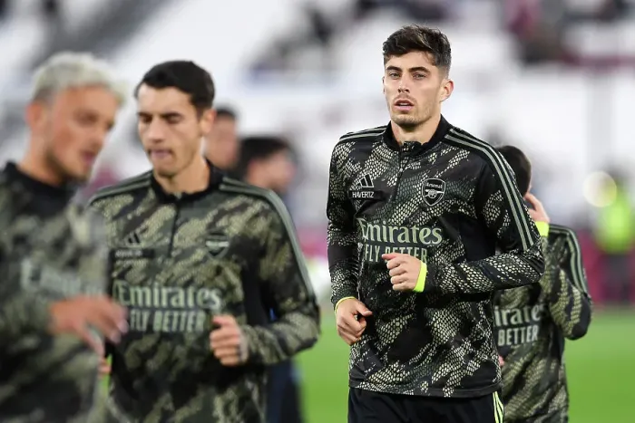 Framed Print : Arsenal's Kai Havertz Gears Up Ahead of West Ham Showdown in Carabao Cup Framed Print : Arsenal's Kai Havertz Gears Up Ahead of West Ham Showdown in Carabao Cup