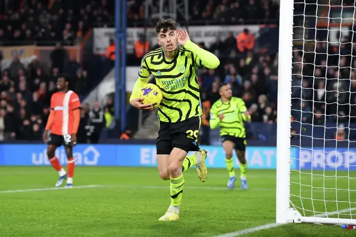 Framed Print : Arsenal's Kai Havertz Scores Thriller: 2023-24 Premier League's Luton Town Match Framed Print : Arsenal's Kai Havertz Scores Thriller: 2023-24 Premier League's Luton Town Match