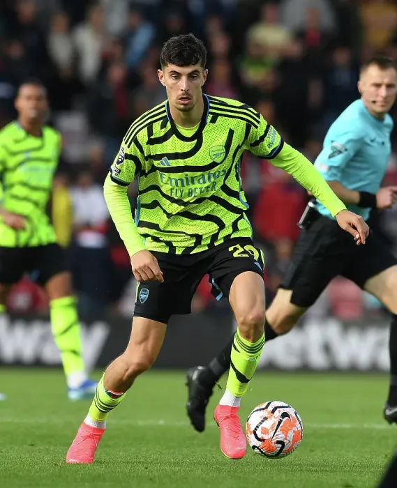 Framed Print : Arsenal's Kai Havertz Shines in AFC Bournemouth vs Arsenal FC Premier League Clash (2023-24)