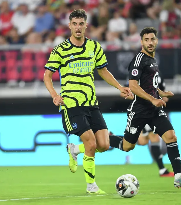 Framed Print : Arsenal's Kai Havertz Shines: MLS All-Star Game 2023