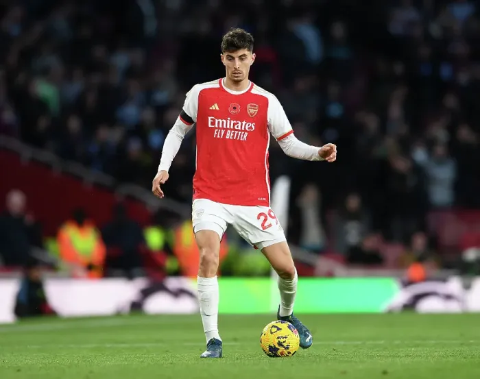 Framed Print : Arsenal's Kai Havertz Steals the Show: Arsenal 1-0 Burnley, 2023-24 Premier League