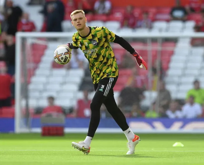 Framed Print : Arsenal's Karl Hein Prepares for Manchester United Showdown - Premier League 2022-23 Framed Print : Arsenal's Karl Hein Prepares for Manchester United Showdown - Premier League 2022-23