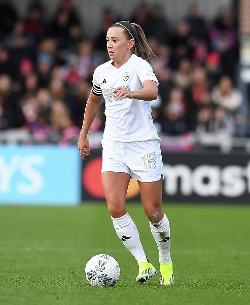 Arsenal's Katie McCabe in Action: Arsenal Women vs. Watford Women FA Cup Match, 2024