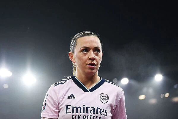 Arsenal's Katie McCabe in Action during Barclays Women's Super League Match vs Aston Villa