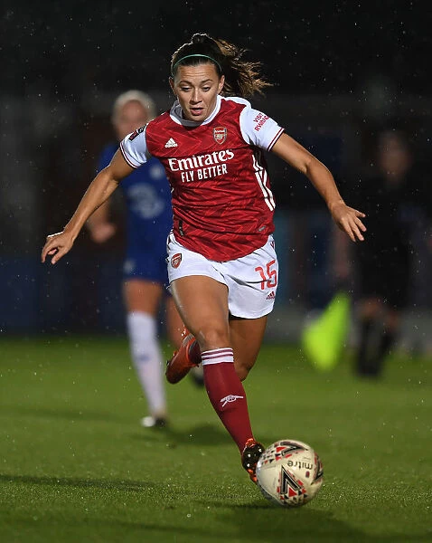Arsenal's Katie McCabe in Action: Chelsea Women vs. Arsenal Women Continental Cup Showdown