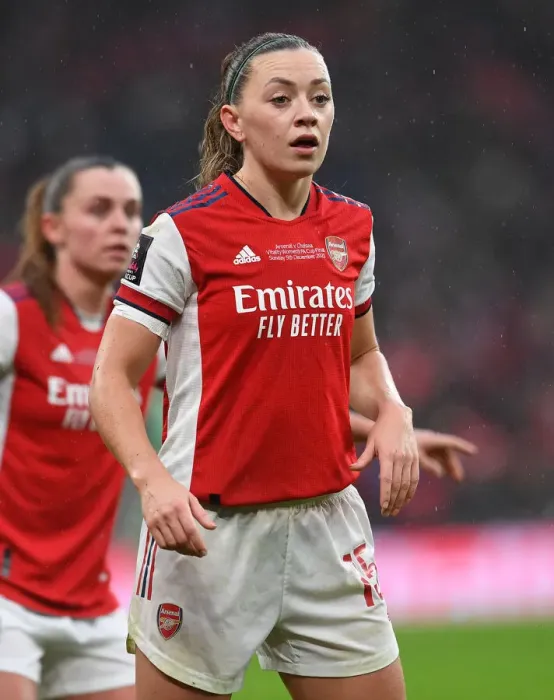 Framed Print : Arsenal's Katie McCabe in Action at FA Women's Cup Final vs. Chelsea at Wembley Stadium