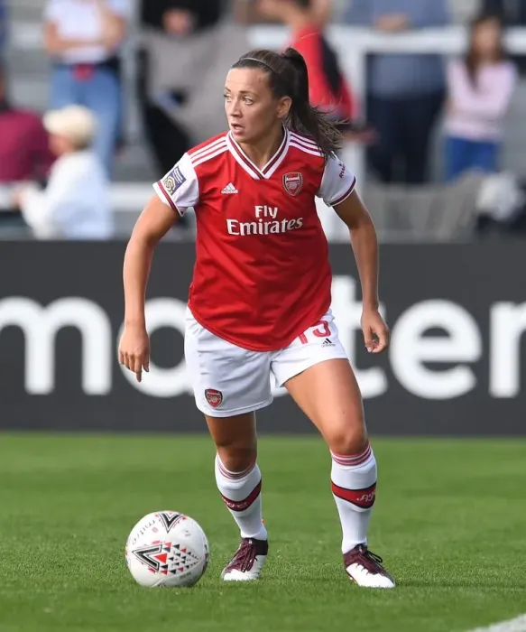 Framed Print : Arsenal's Katie McCabe Dazzles: Arsenal Women vs. West Ham United (2019-20 WSL)