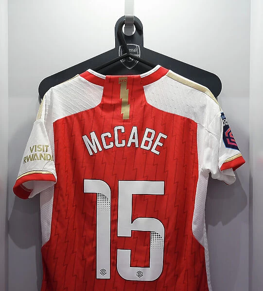 Arsenal's Katie McCabe: Focus on Her Match-Ready Shirt Before Aston Villa Clash