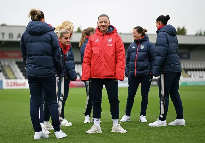 Framed Print : Arsenal's Katie McCabe Gears Up for Barclays WSL Showdown Against West Ham United