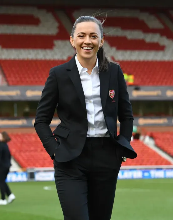 Framed Print : Arsenal's Katie McCabe Gears Up for FA Womens Continental League Cup Final Against Chelsea