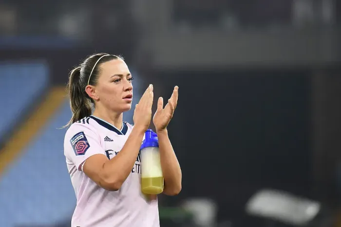 Framed Print : Arsenal's Katie McCabe Reacts After Aston Villa vs Arsenal Women's Super League Match Framed Print : Arsenal's Katie McCabe Reacts After Aston Villa vs Arsenal Women's Super League Match
