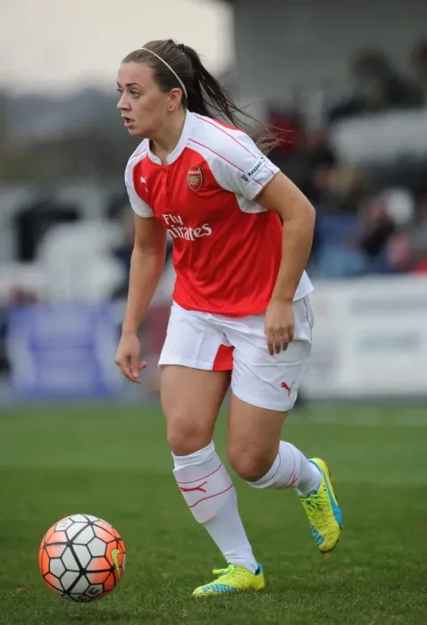 Framed Print : Arsenal's Katie McCabe Scores the Winning Penalty in FA Cup Quarterfinal Thriller Against Notts County