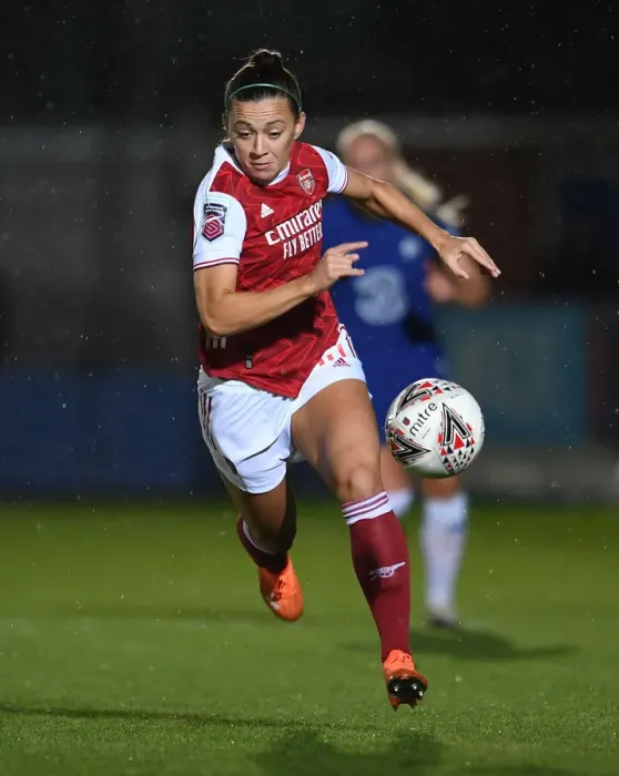 Framed Print : Arsenal's Katie McCabe Shines in Continental Cup Clash: Chelsea Women vs. Arsenal Women Framed Print : Arsenal's Katie McCabe Shines in Continental Cup Clash: Chelsea Women vs. Arsenal Women