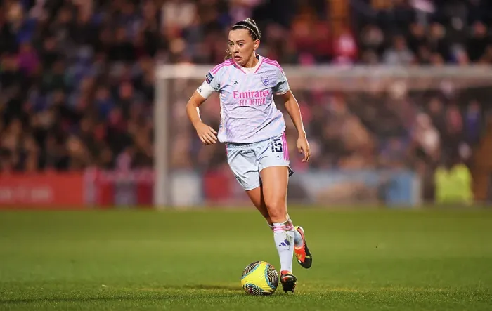 Framed Print : Arsenal's Katie McCabe Sprints Past Liverpool Defenders in Barclays Women's Super League Clash Framed Print : Arsenal's Katie McCabe Sprints Past Liverpool Defenders in Barclays Women's Super League Clash