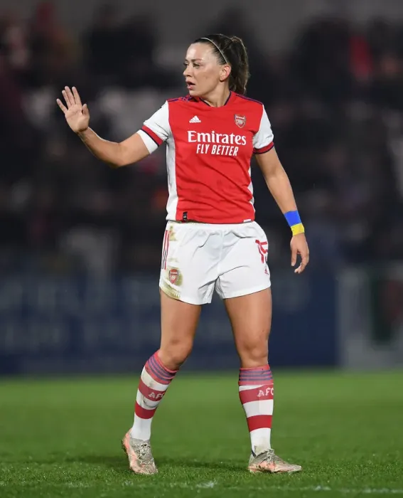 Framed Print : Arsenal's Katie McCabe Stars in FA WSL Victory Over Reading Women Framed Print : Arsenal's Katie McCabe Stars in FA WSL Victory Over Reading Women