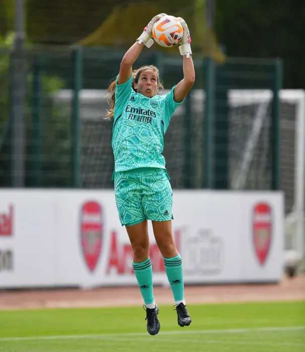 Framed Print : Arsenal's Kaylan Marckese Stars in Pre-Season Victory Over Brighton & Hove Albion Women Framed Print : Arsenal's Kaylan Marckese Stars in Pre-Season Victory Over Brighton & Hove Albion Women