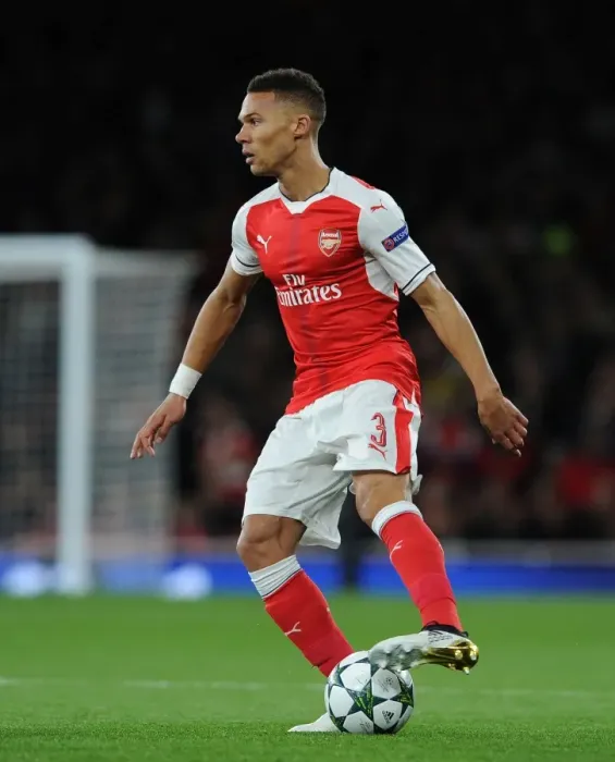 Framed Print : Arsenal's Kieran Gibbs in Action during the 2016-17 UEFA Champions League Match against Ludogorets at Emirates Stadium Framed Print : Arsenal's Kieran Gibbs in Action during the 2016-17 UEFA Champions League Match against Ludogorets at Emirates Stadium