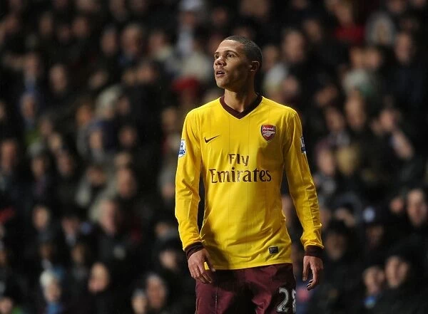 Arsenal's Kieran Gibbs in Action Against Aston Villa (2012-13)