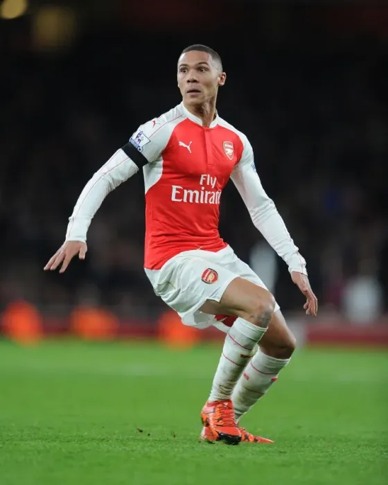 Framed Print : Arsenal's Kieran Gibbs in Action Against Bournemouth (Premier League 2015-16) Framed Print : Arsenal's Kieran Gibbs in Action Against Bournemouth (Premier League 2015-16)