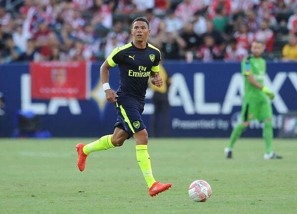 Arsenal's Kieran Gibbs in Action Against CD Guadalajara (2016)