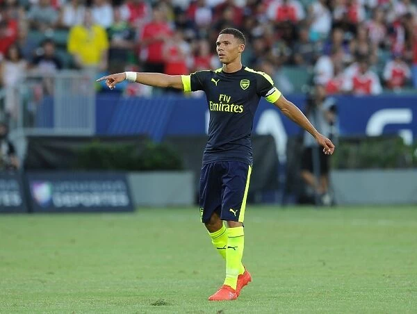 Arsenal's Kieran Gibbs in Action Against Chivas (2016-17)