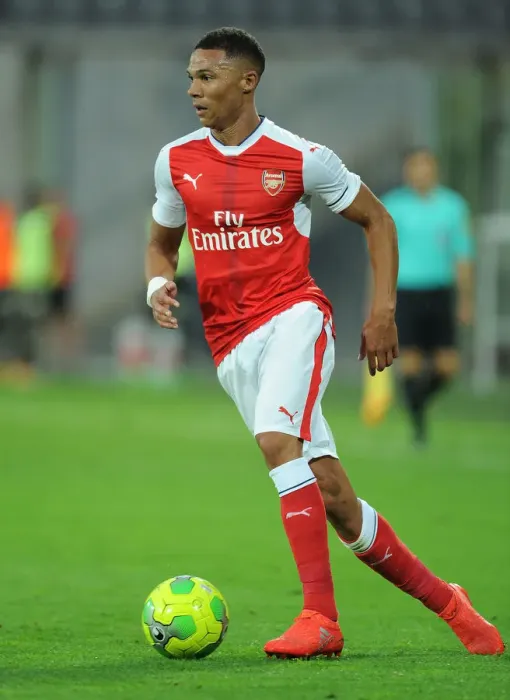 Framed Print : Arsenal's Kieran Gibbs in Action at Lens Pre-Season Friendly, 2016
