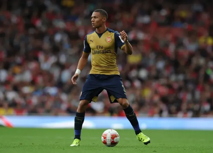 Framed Print : Arsenal's Kieran Gibbs in Action Against Olympique Lyonnais - Emirates Cup 2015 Framed Print : Arsenal's Kieran Gibbs in Action Against Olympique Lyonnais - Emirates Cup 2015