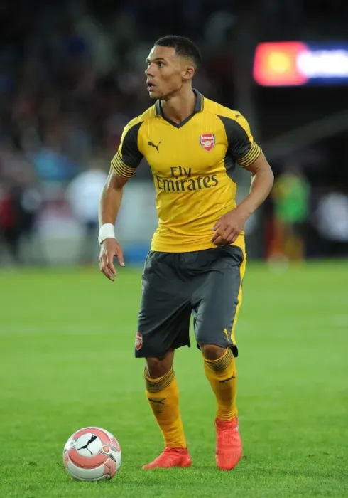 Framed Print : Arsenal's Kieran Gibbs in Action against Viking FK (2016-17 Pre-Season Friendly)