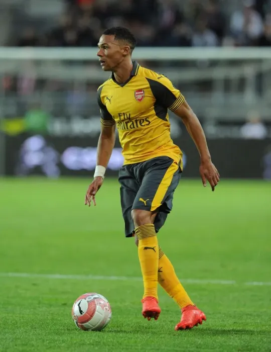 Framed Print : Arsenal's Kieran Gibbs in Action against Viking FK (2016-17 Pre-Season Friendly)