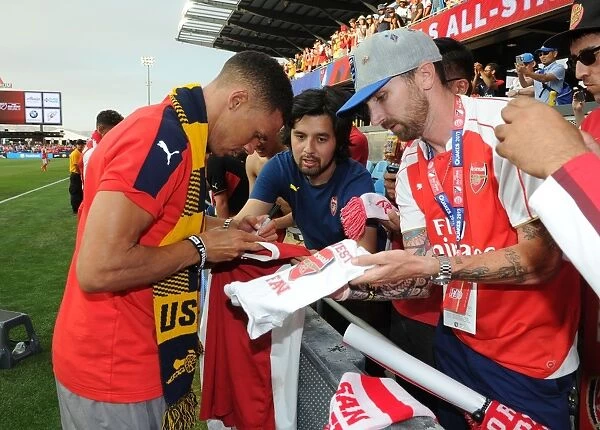 Arsenal's Kieran Gibbs Engages with MLS All-Stars Fans in San Jose (2016)