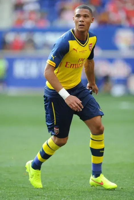 Framed Print : Arsenal's Kieran Gibbs Faces New York Red Bulls in Pre-Season Clash