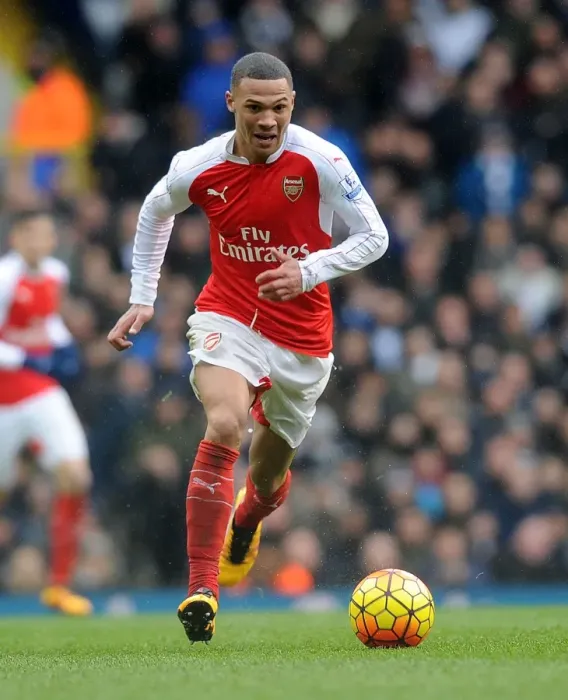 Framed Print : Arsenal's Kieran Gibbs Goes Head-to-Head with Tottenham Hotspur in Intense Premier League Showdown (2015-16) Framed Print : Arsenal's Kieran Gibbs Goes Head-to-Head with Tottenham Hotspur in Intense Premier League Showdown (2015-16)