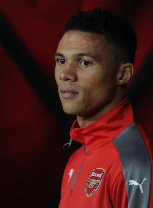 Framed Print : Arsenal's Kieran Gibbs Readies for Arsenal vs. Reading EFL Cup Clash