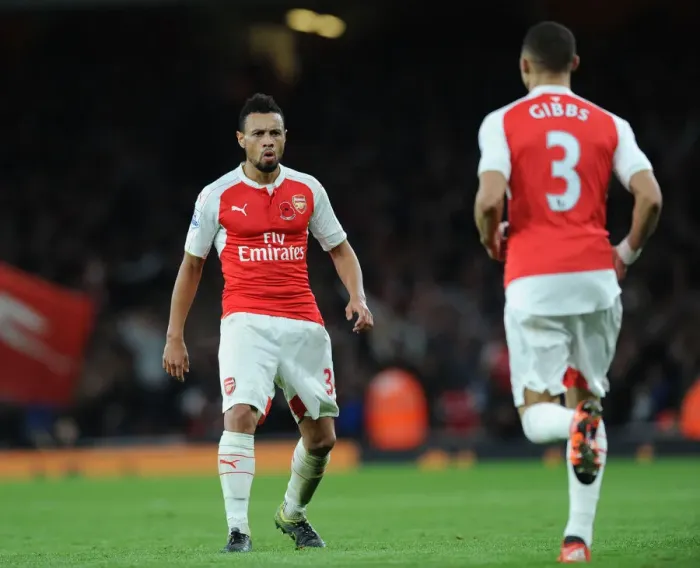 Framed Print : Arsenal's Kieran Gibbs Scores Thrilling Goal Against Tottenham: Coquelin's Emotional Celebration (2015-16 Premier League) Framed Print : Arsenal's Kieran Gibbs Scores Thrilling Goal Against Tottenham: Coquelin's Emotional Celebration (2015-16 Premier League)