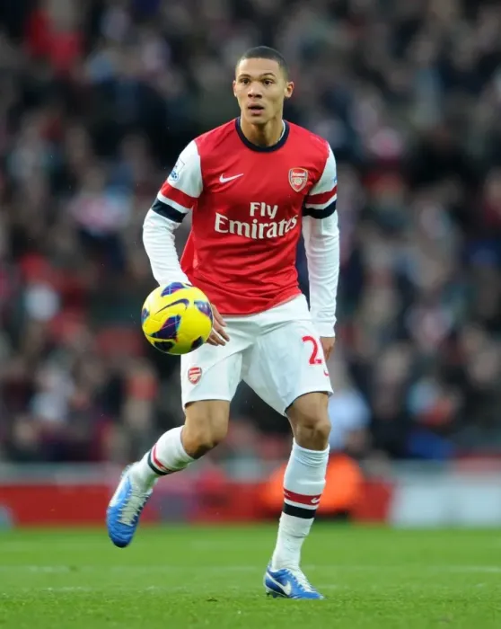 Framed Print : Arsenal's Kieran Gibbs Secures 2-0 Victory Over West Bromwich Albion in the Premier League