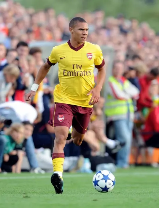 Framed Print : Arsenal's Kieran Gibbs Shines in 4-0 Victory over SC Neusiedl