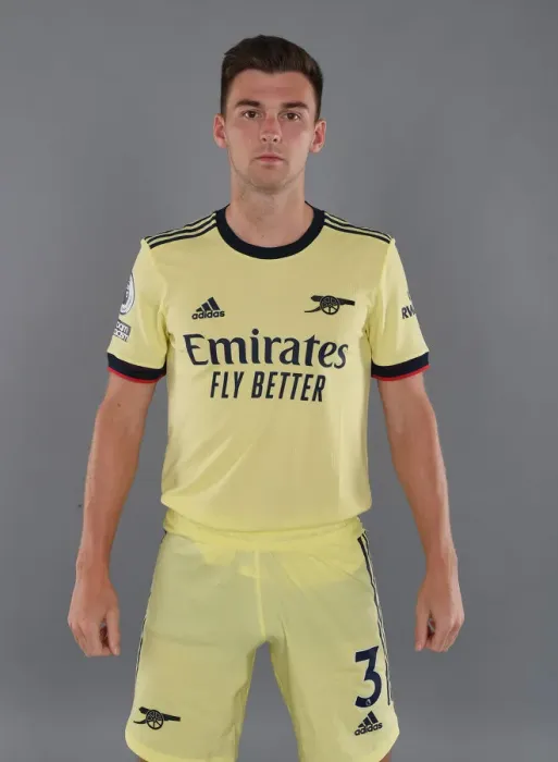 Framed Print : Arsenal's Kieran Tierney at 2021-22 Arsenal Team Photocall Framed Print : Arsenal's Kieran Tierney at 2021-22 Arsenal Team Photocall