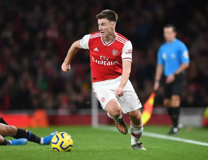 Framed Print : Arsenal's Kieran Tierney in Action: Arsenal vs. Crystal Palace, 2019-20 Framed Print : Arsenal's Kieran Tierney in Action: Arsenal vs. Crystal Palace, 2019-20