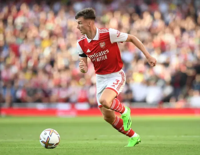 Framed Print : Arsenal's Kieran Tierney in Action: Arsenal vs. Fulham, 2022-23 Premier League Framed Print : Arsenal's Kieran Tierney in Action: Arsenal vs. Fulham, 2022-23 Premier League