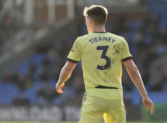 Framed Print : Arsenal's Kieran Tierney in Action: Crystal Palace vs Arsenal, Premier League 2020-21 Framed Print : Arsenal's Kieran Tierney in Action: Crystal Palace vs Arsenal, Premier League 2020-21