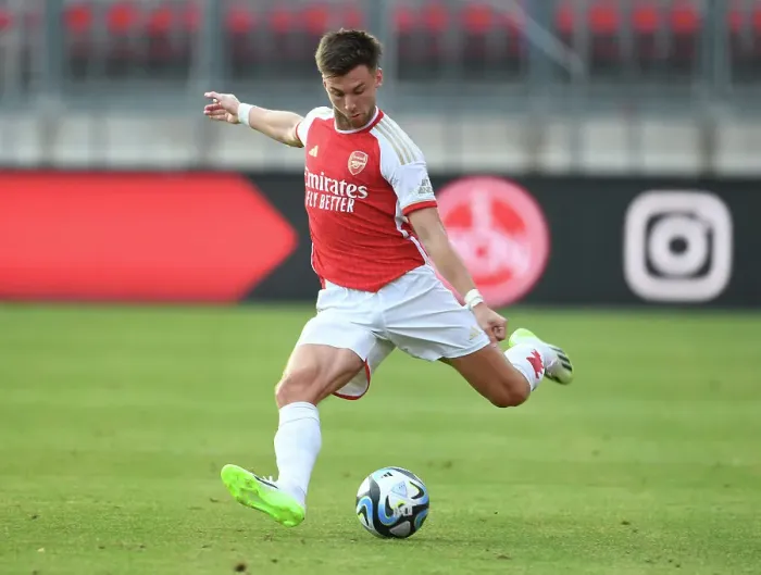 Framed Print : Arsenal's Kieran Tierney in Action against FC Nurnberg: Pre-Season Friendly, July 2023 Framed Print : Arsenal's Kieran Tierney in Action against FC Nurnberg: Pre-Season Friendly, July 2023