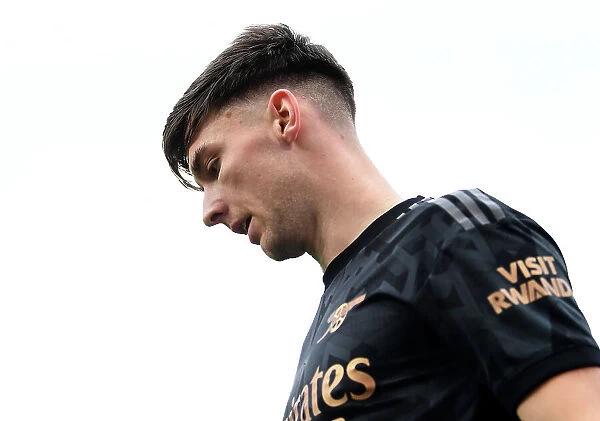 Arsenal's Kieran Tierney in Action Against Fulham in the Premier League, London 2023