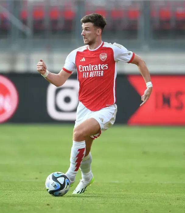 Framed Print : Arsenal's Kieran Tierney in Action: Nuremberg vs. Arsenal, 2023 Framed Print : Arsenal's Kieran Tierney in Action: Nuremberg vs. Arsenal, 2023