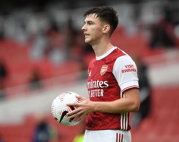 Arsenal's Kieran Tierney in Action Against Sheffield United: A Behind-Closed-Doors Battle (2020-21)
