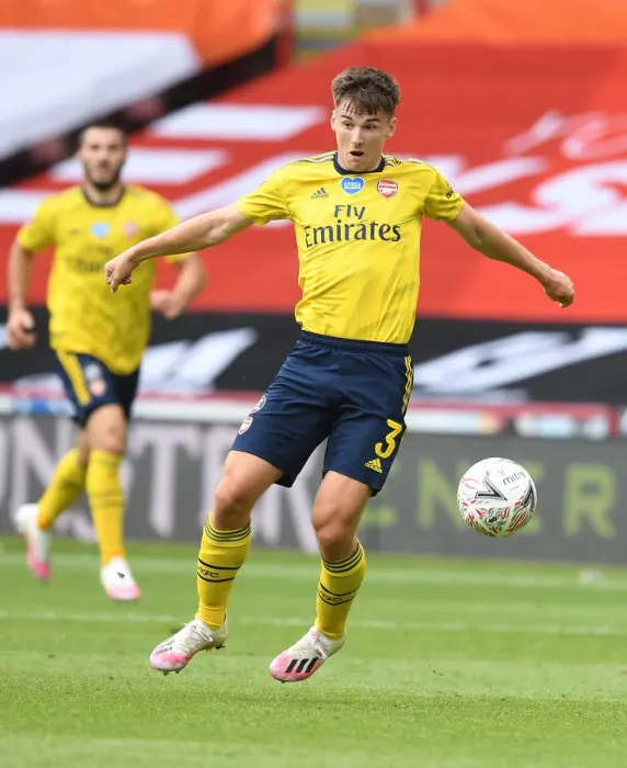 Framed Print : Arsenal's Kieran Tierney in Action against Sheffield United - FA Cup Quarterfinal, 2020 Framed Print : Arsenal's Kieran Tierney in Action against Sheffield United - FA Cup Quarterfinal, 2020